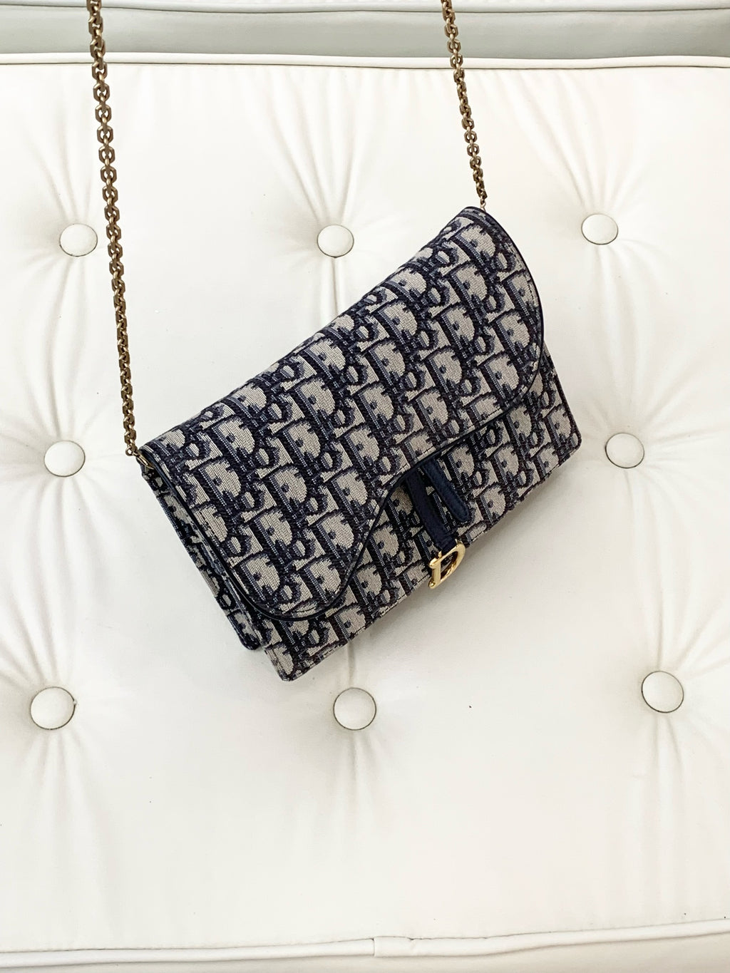Dior Canvas Blue Crossbody