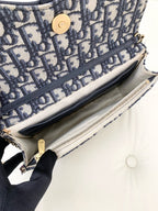 Dior Canvas Blue Crossbody