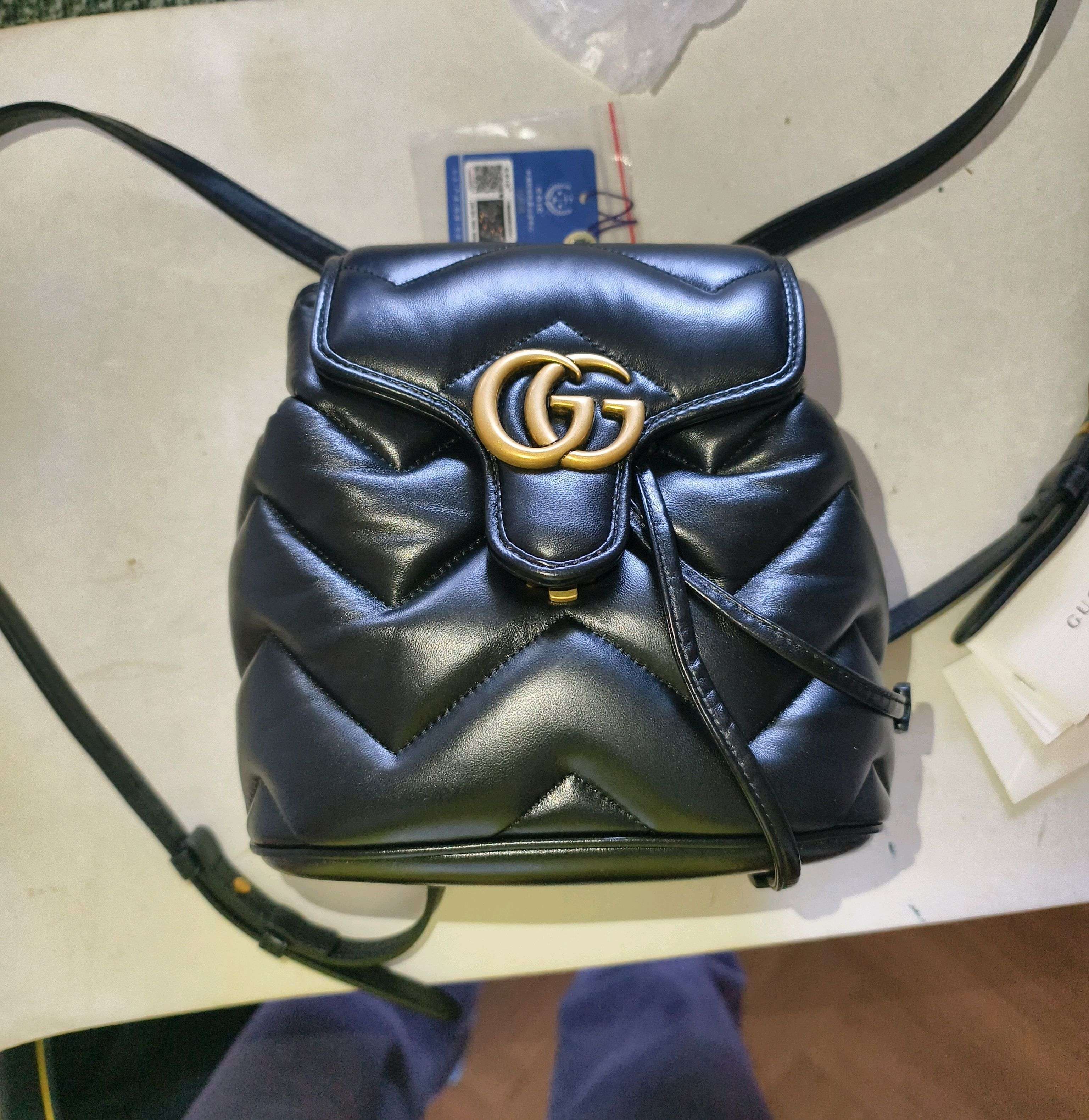Gucci Black Backpack