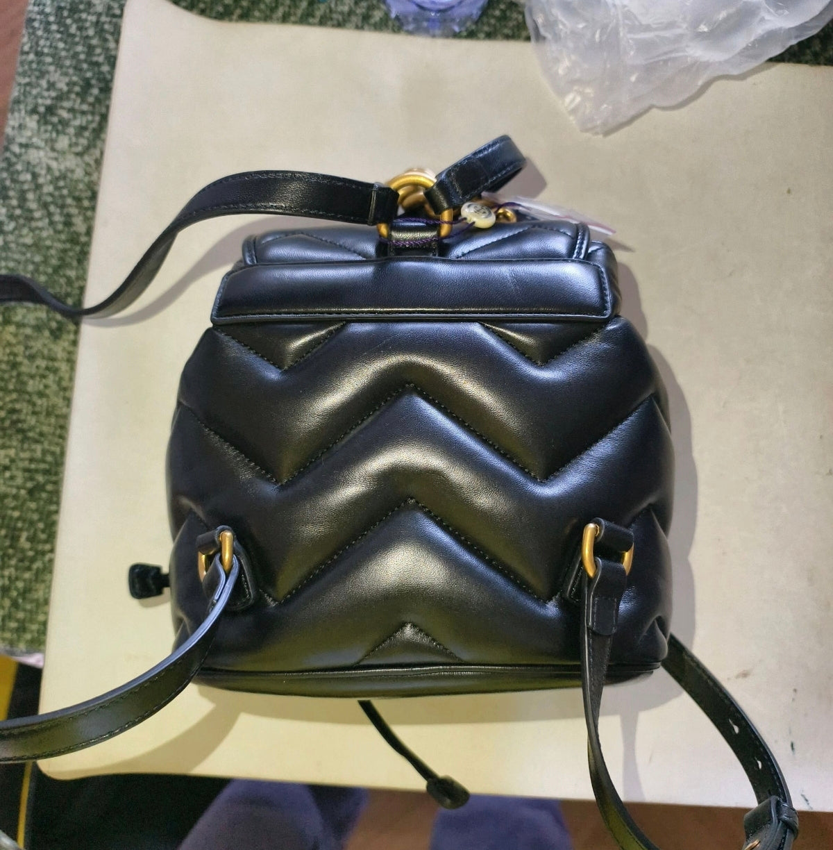 Gucci Black Backpack