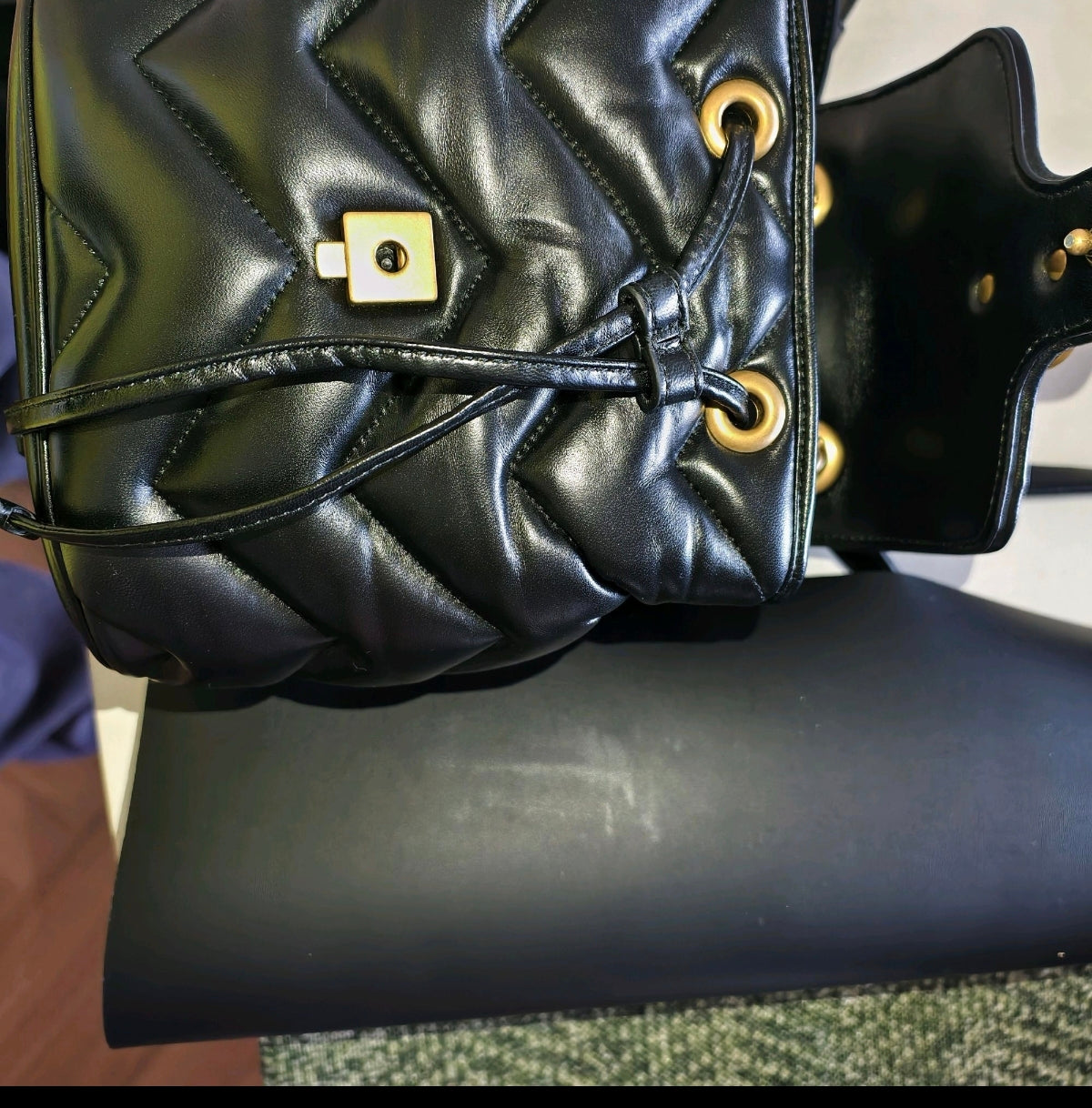 Gucci Black Backpack