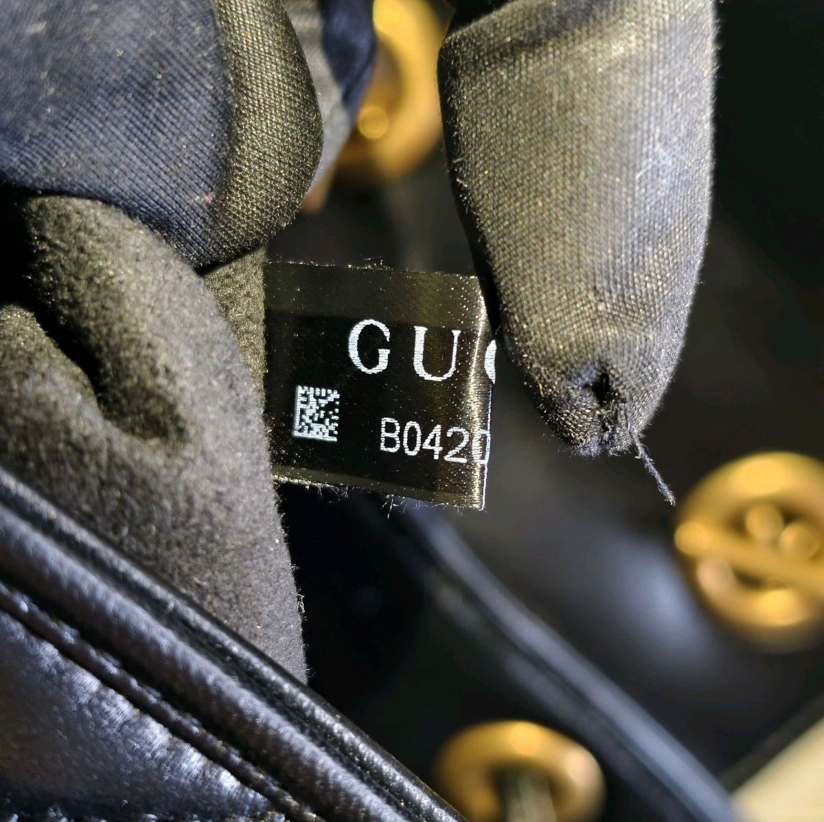 Gucci Black Backpack