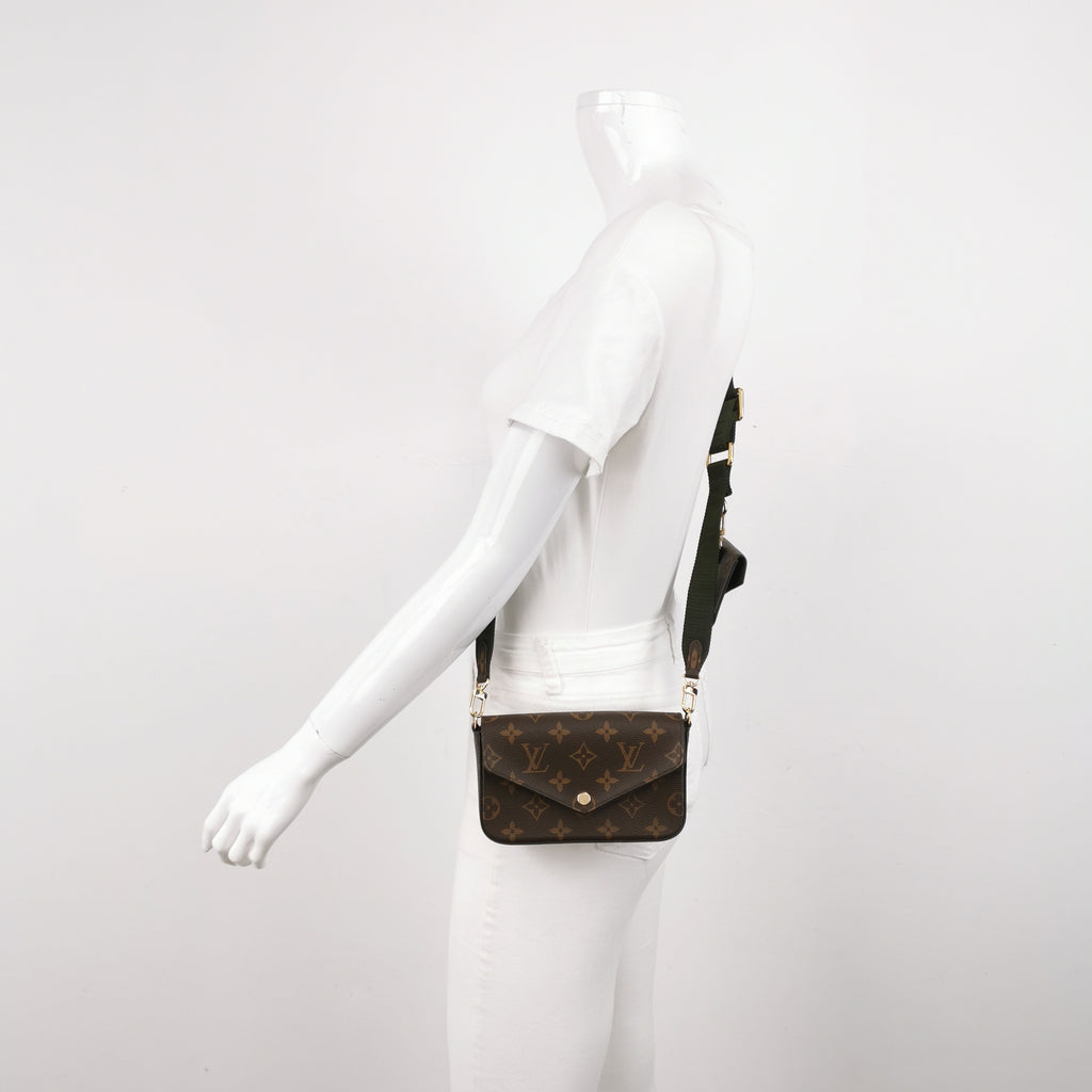 Louis Vuitton Félicie Strap & Go Canvas Crossbody M80091