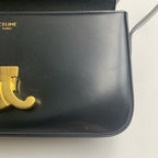 Celine TRIOMPHE Glossy Cowhide Shoulder Bag 194143BF4.38NO