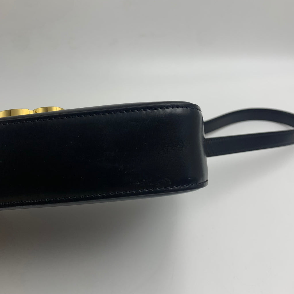 Celine TRIOMPHE Glossy Cowhide Shoulder Bag 194143BF4.38NO