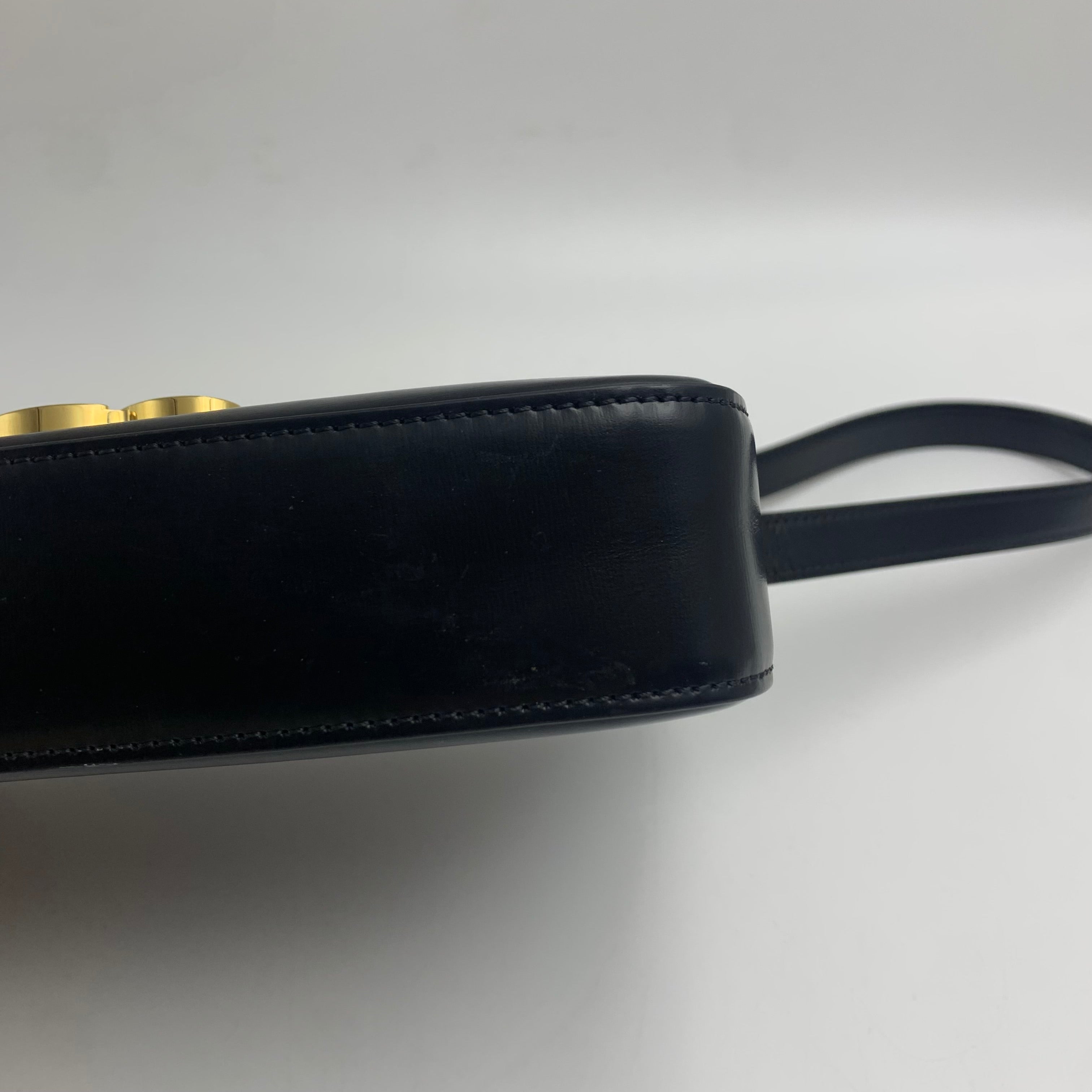 Celine TRIOMPHE Glossy Cowhide Shoulder Bag 194143BF4.38NO