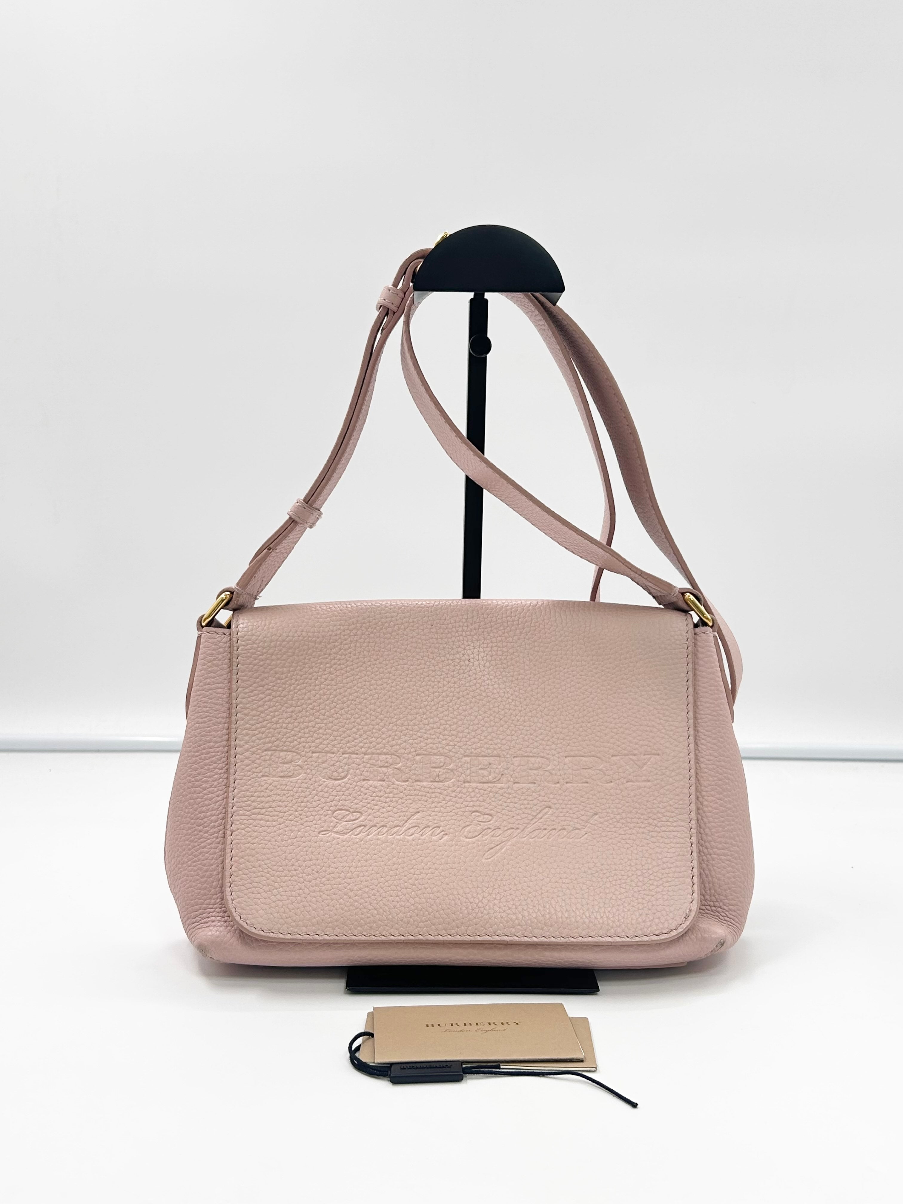Burberry Leather Messenger Bag