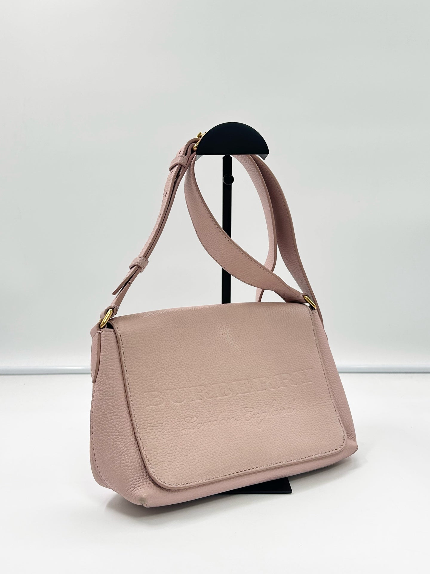 Burberry Leather Messenger Bag