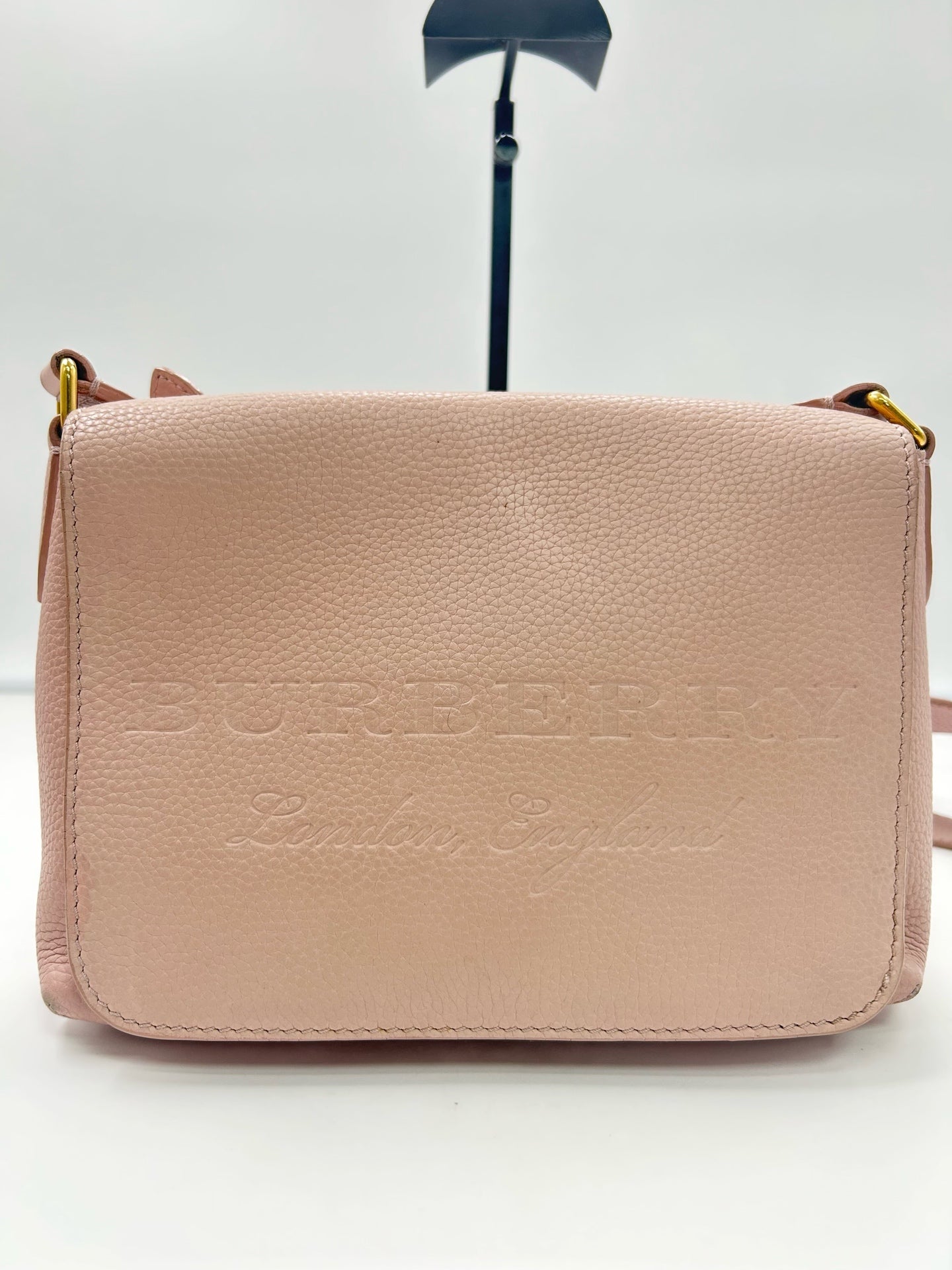 Burberry Leather Messenger Bag