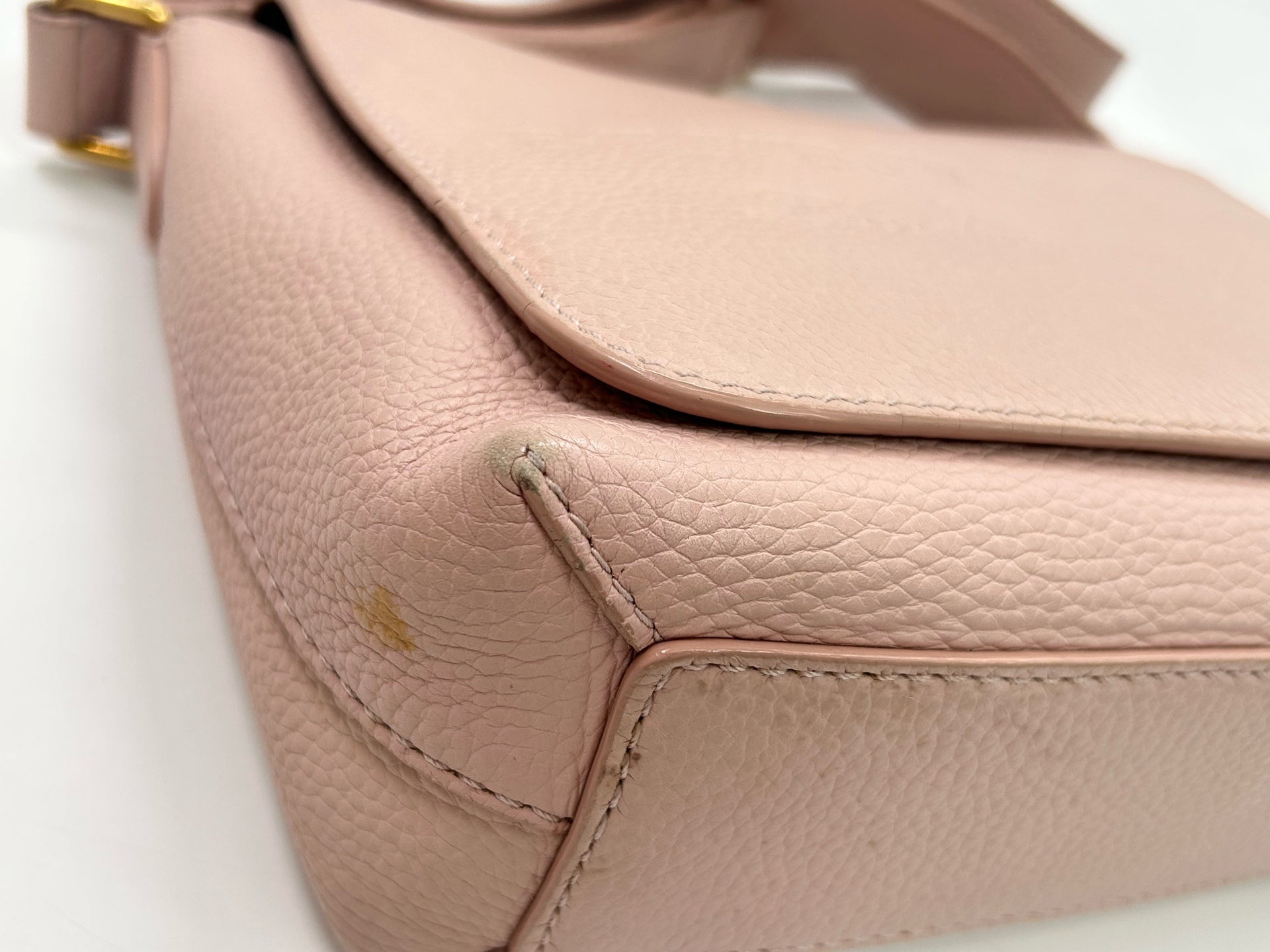 Burberry Leather Messenger Bag