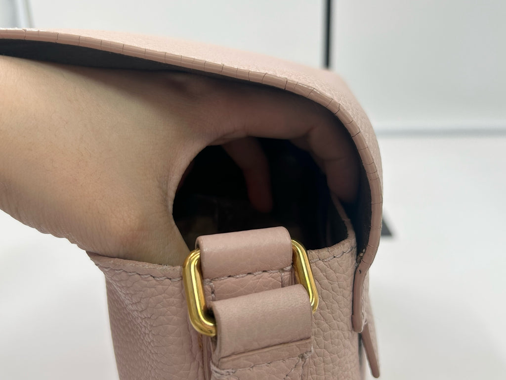 Burberry Leather Messenger Bag