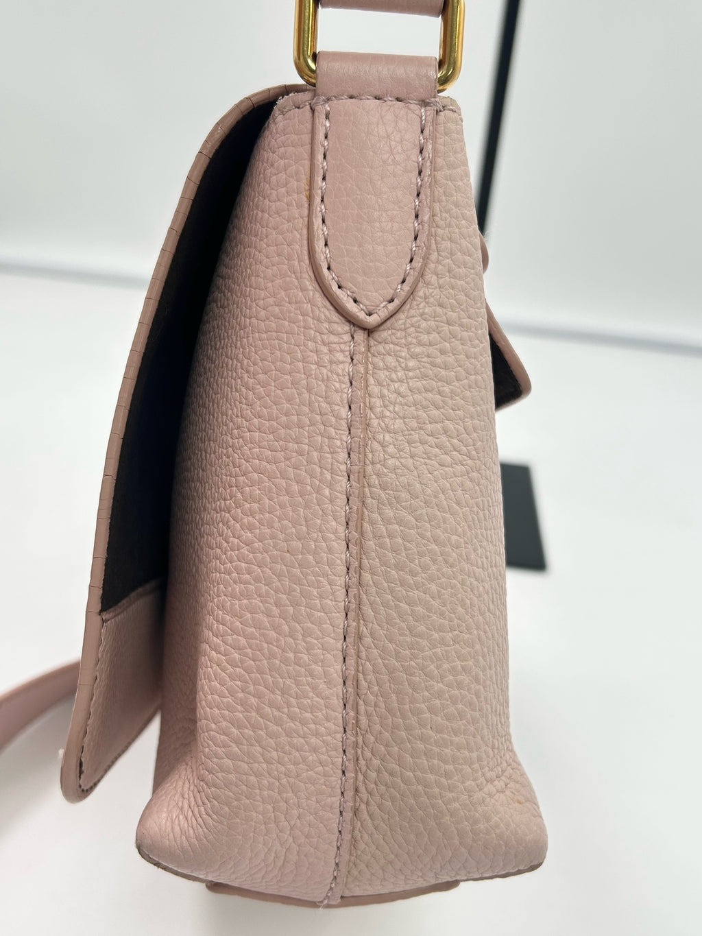 Burberry Leather Messenger Bag