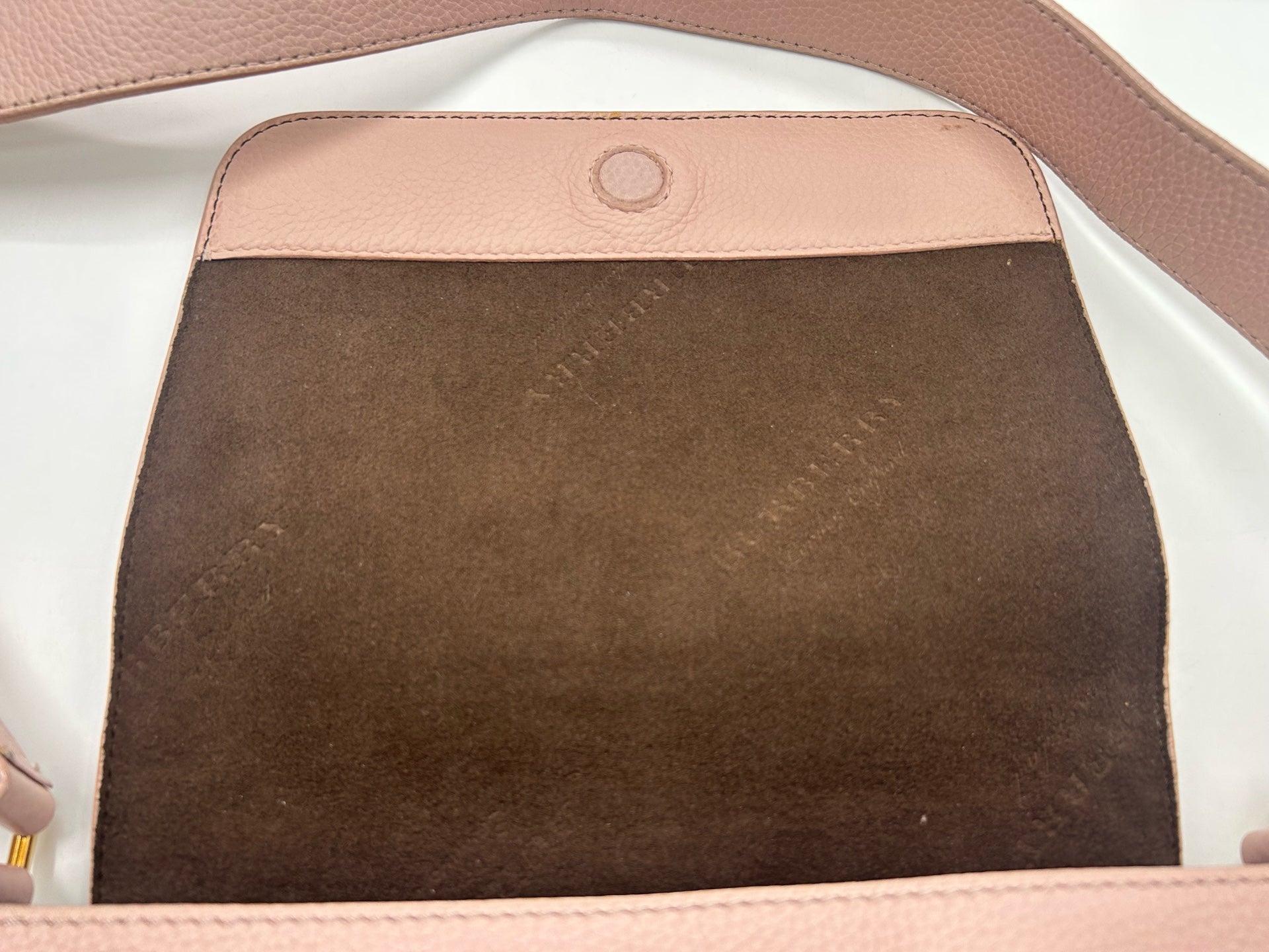 Burberry Leather Messenger Bag