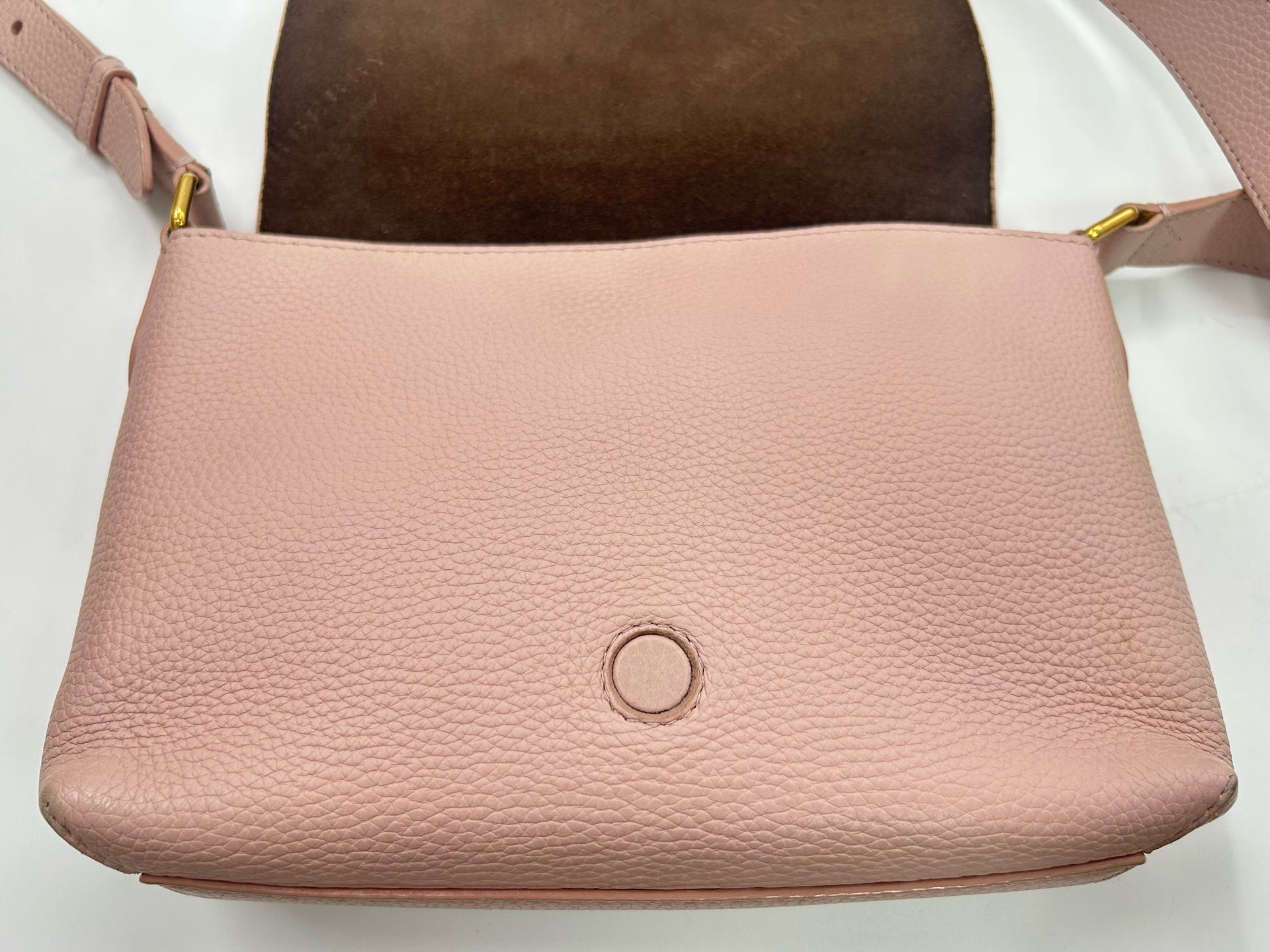 Burberry Leather Messenger Bag