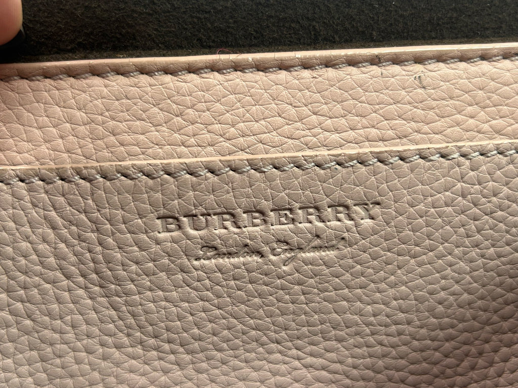 Burberry Leather Messenger Bag