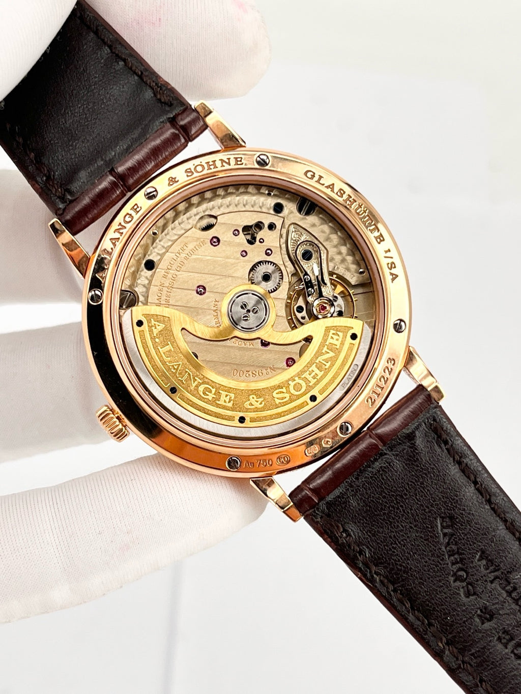 A.Lange & sohne Rose gold Automatic (self-winding) watch