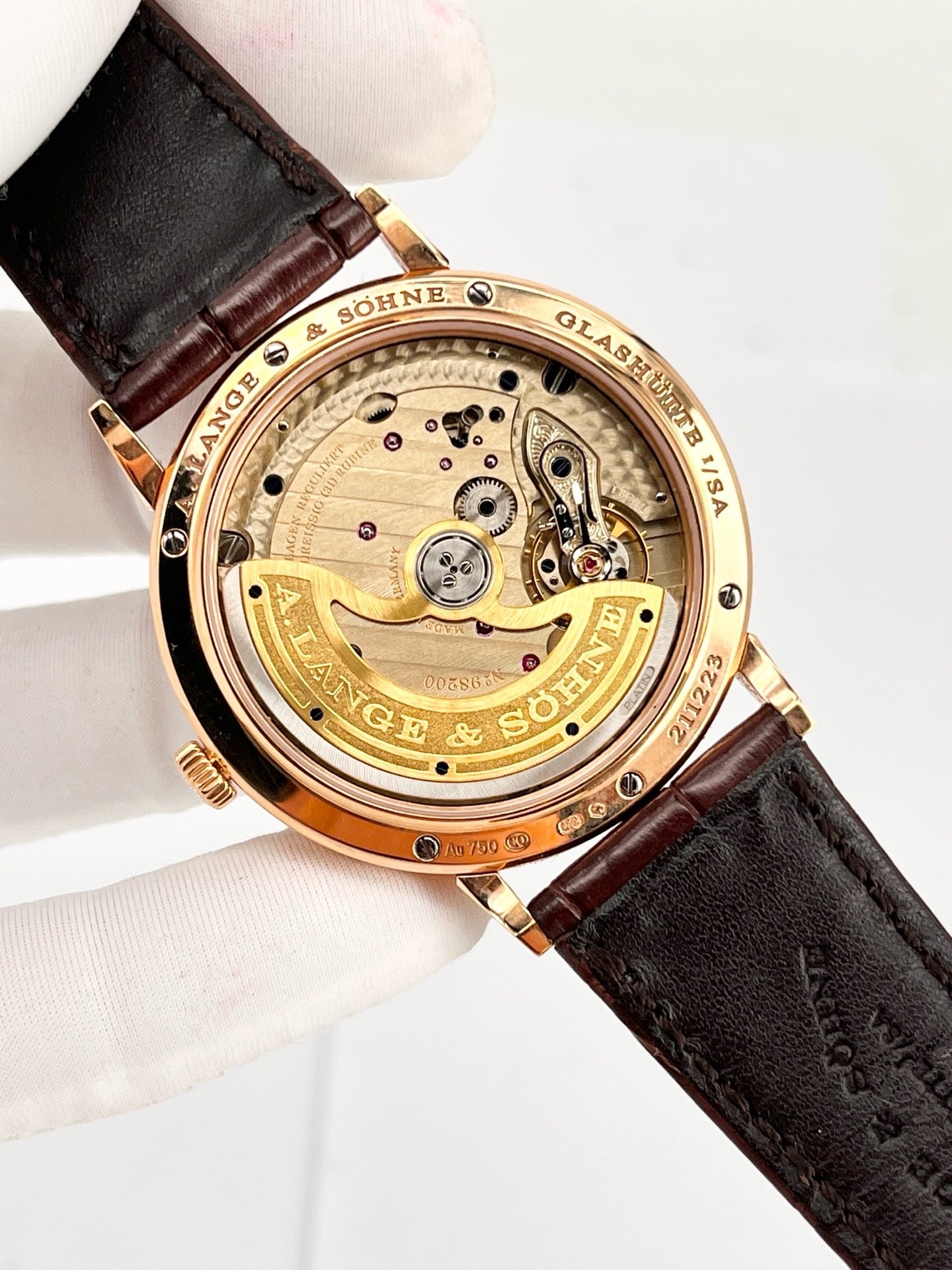 A.Lange & sohne Rose gold Automatic (self-winding) watch