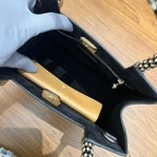 Bvlgari Metal Brown Satchel