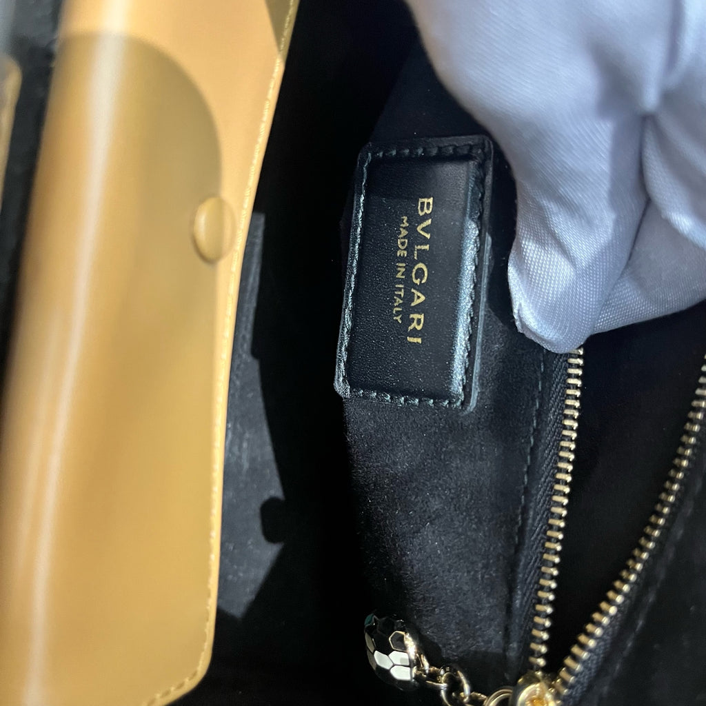 Bvlgari Metal Brown Satchel