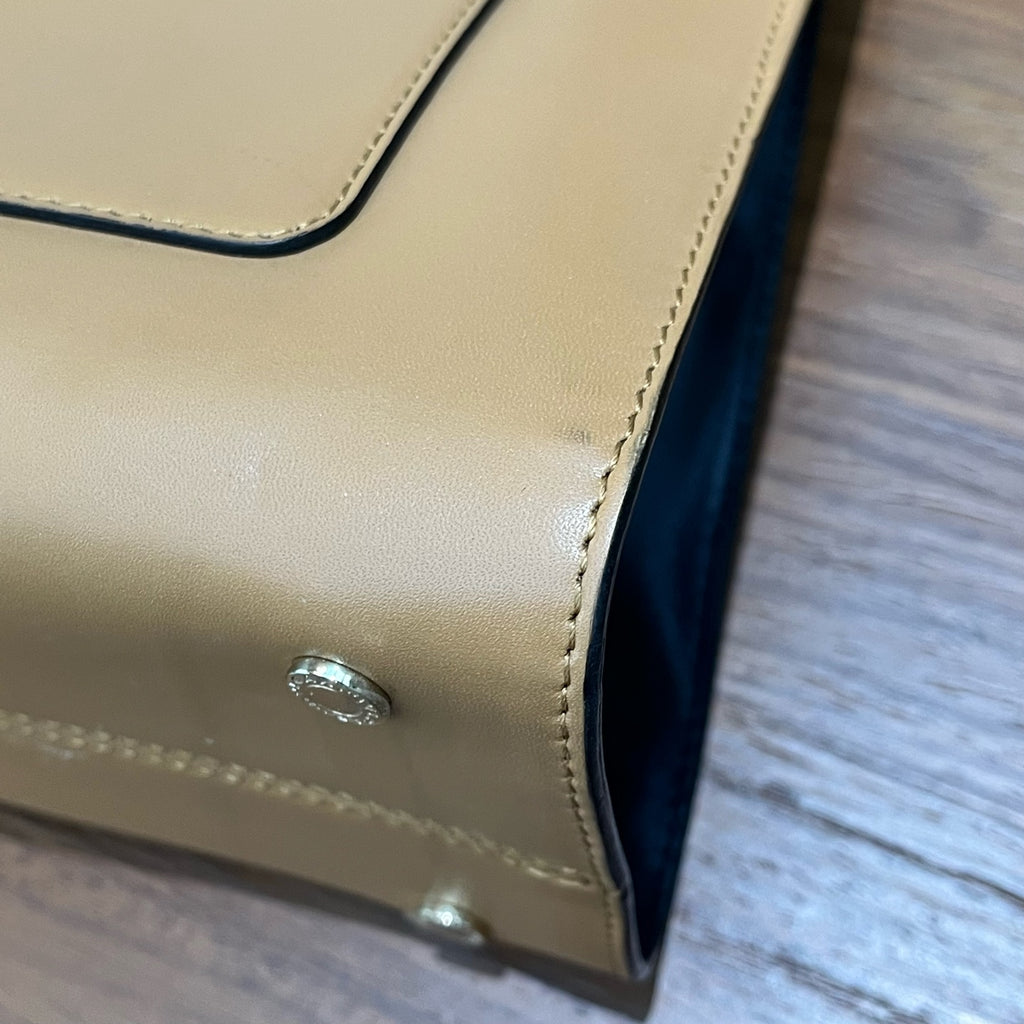Bvlgari Metal Brown Satchel