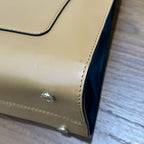 Bvlgari Metal Brown Satchel