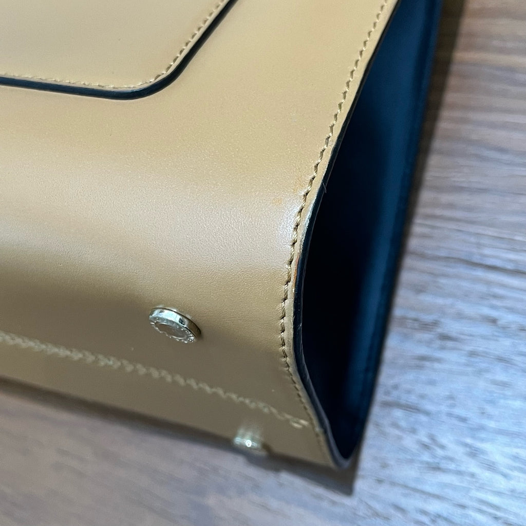 Bvlgari Metal Brown Satchel