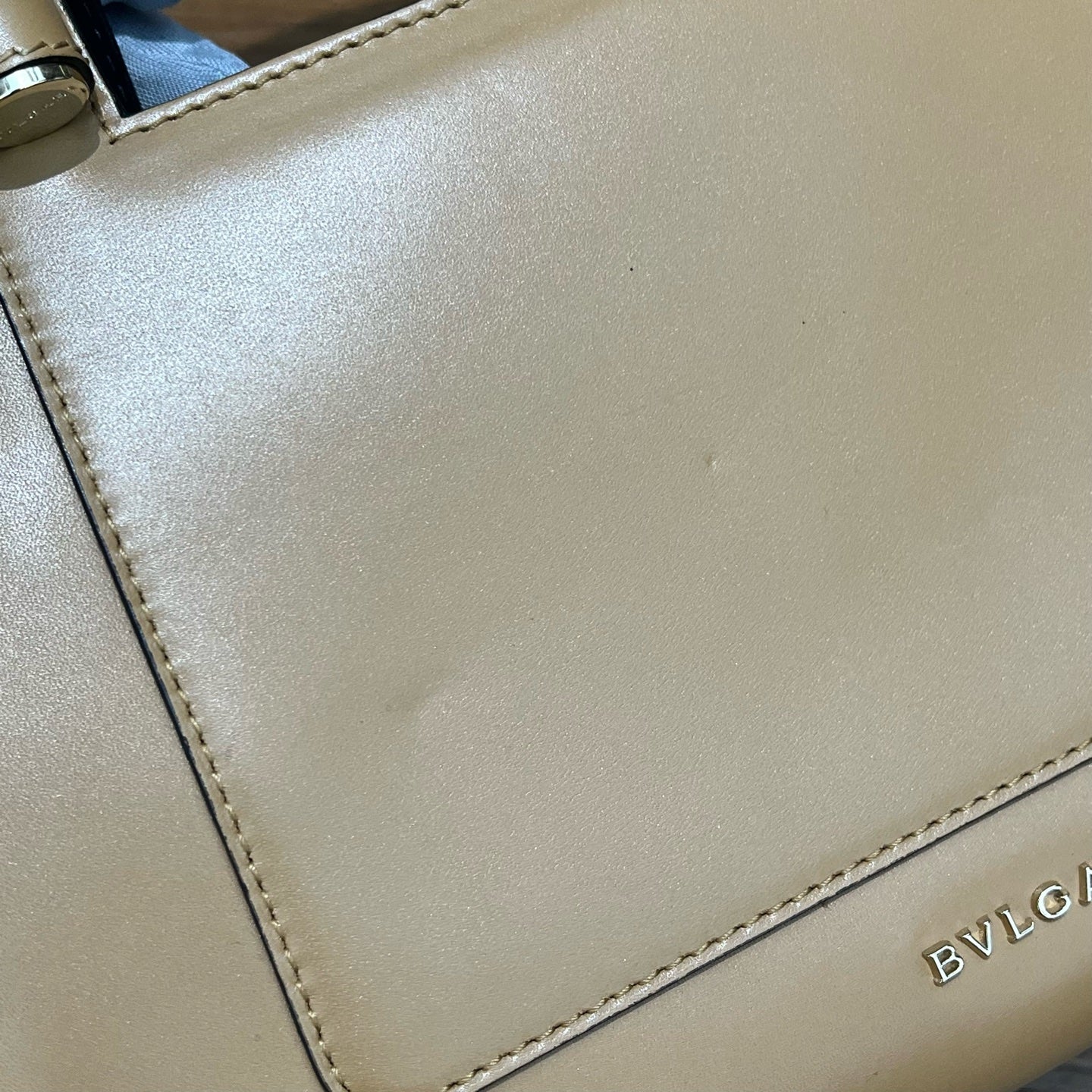 Bvlgari Metal Brown Satchel