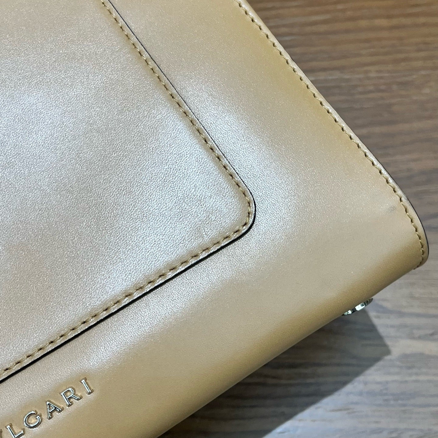 Bvlgari Metal Brown Satchel