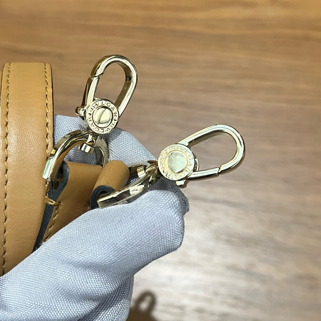 Bvlgari Metal Brown Satchel