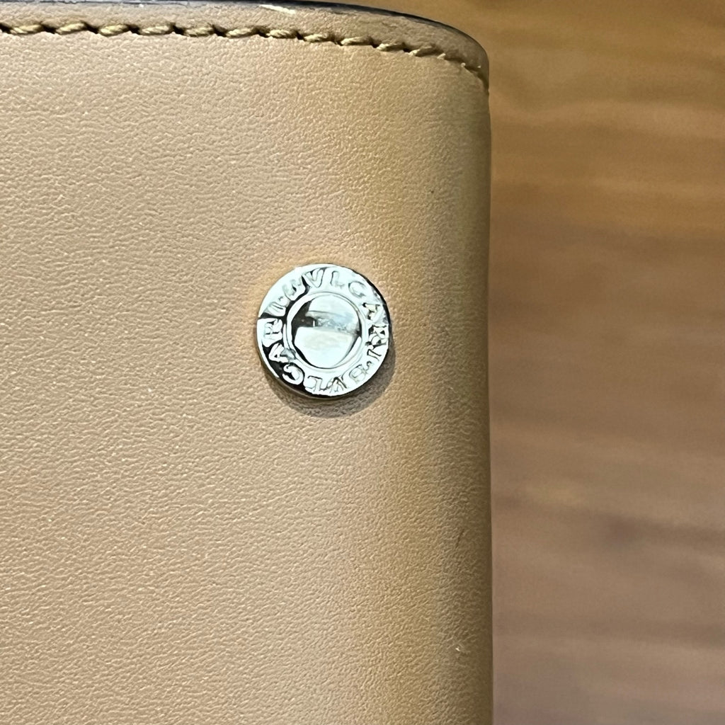Bvlgari Metal Brown Satchel