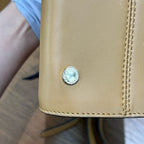 Bvlgari Metal Brown Satchel