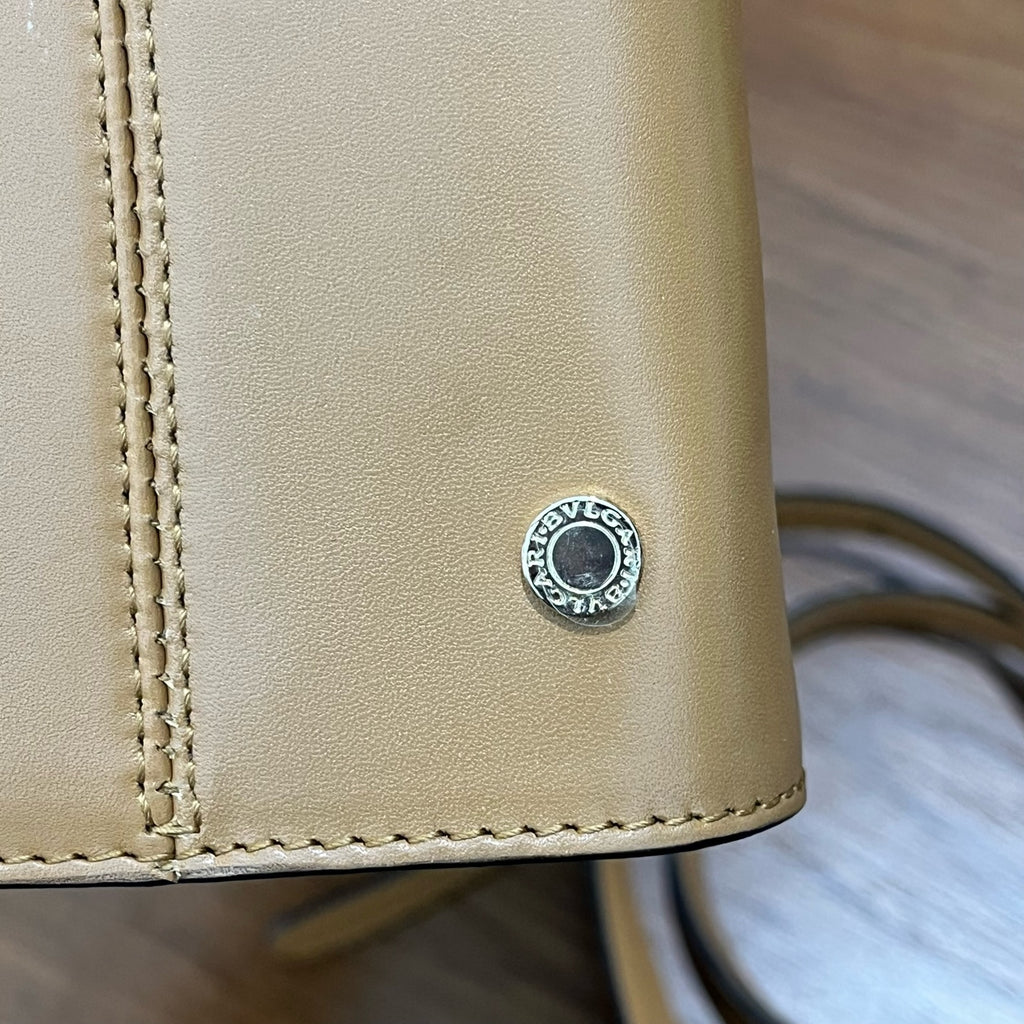 Bvlgari Metal Brown Satchel