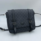 Gucci Canvas Black Messenger Bag