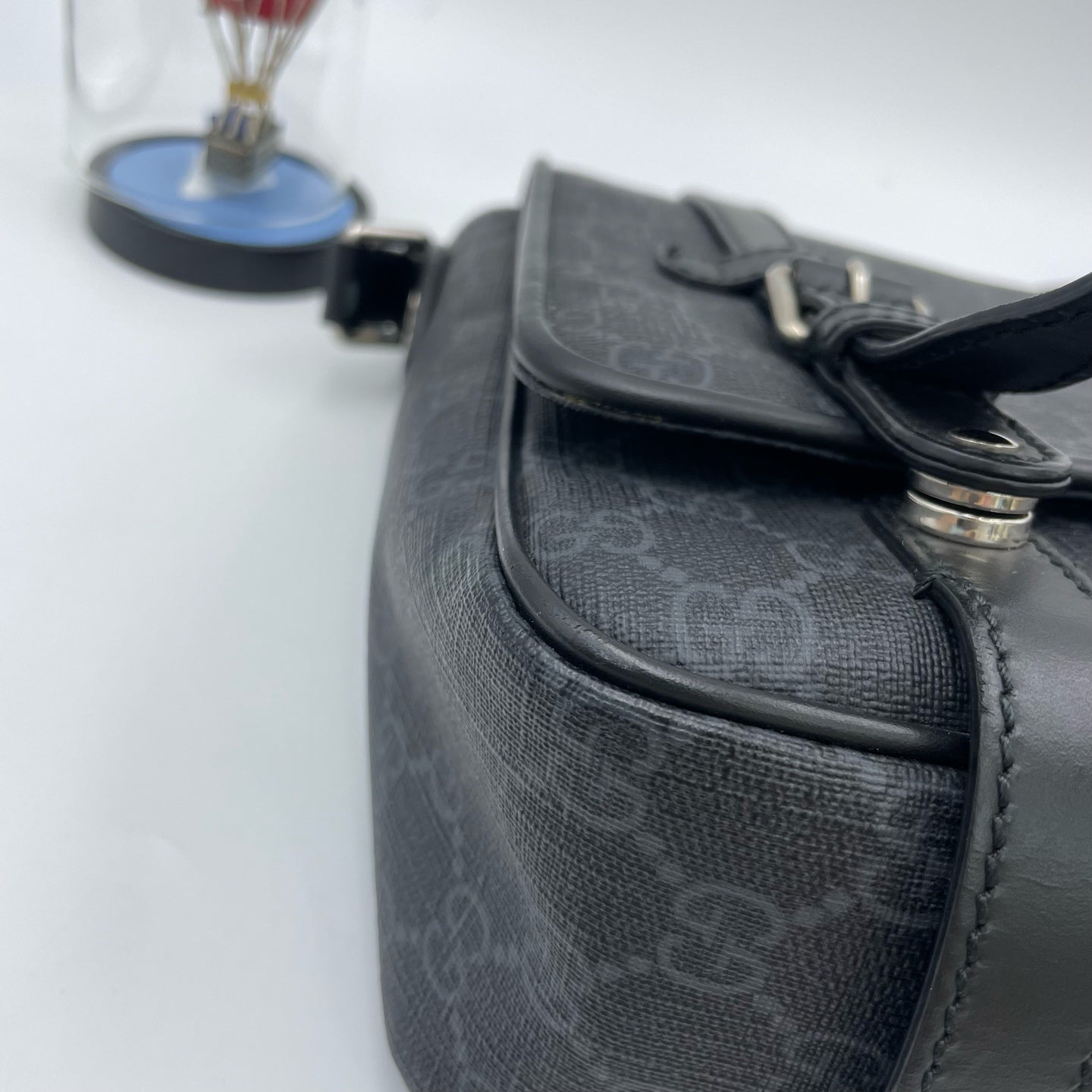 Gucci Canvas Black Messenger Bag