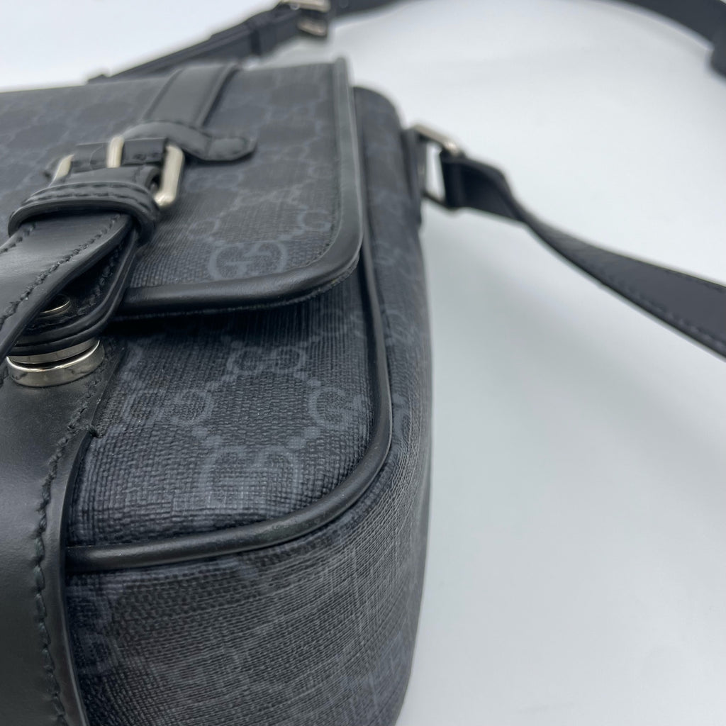Gucci Canvas Black Messenger Bag