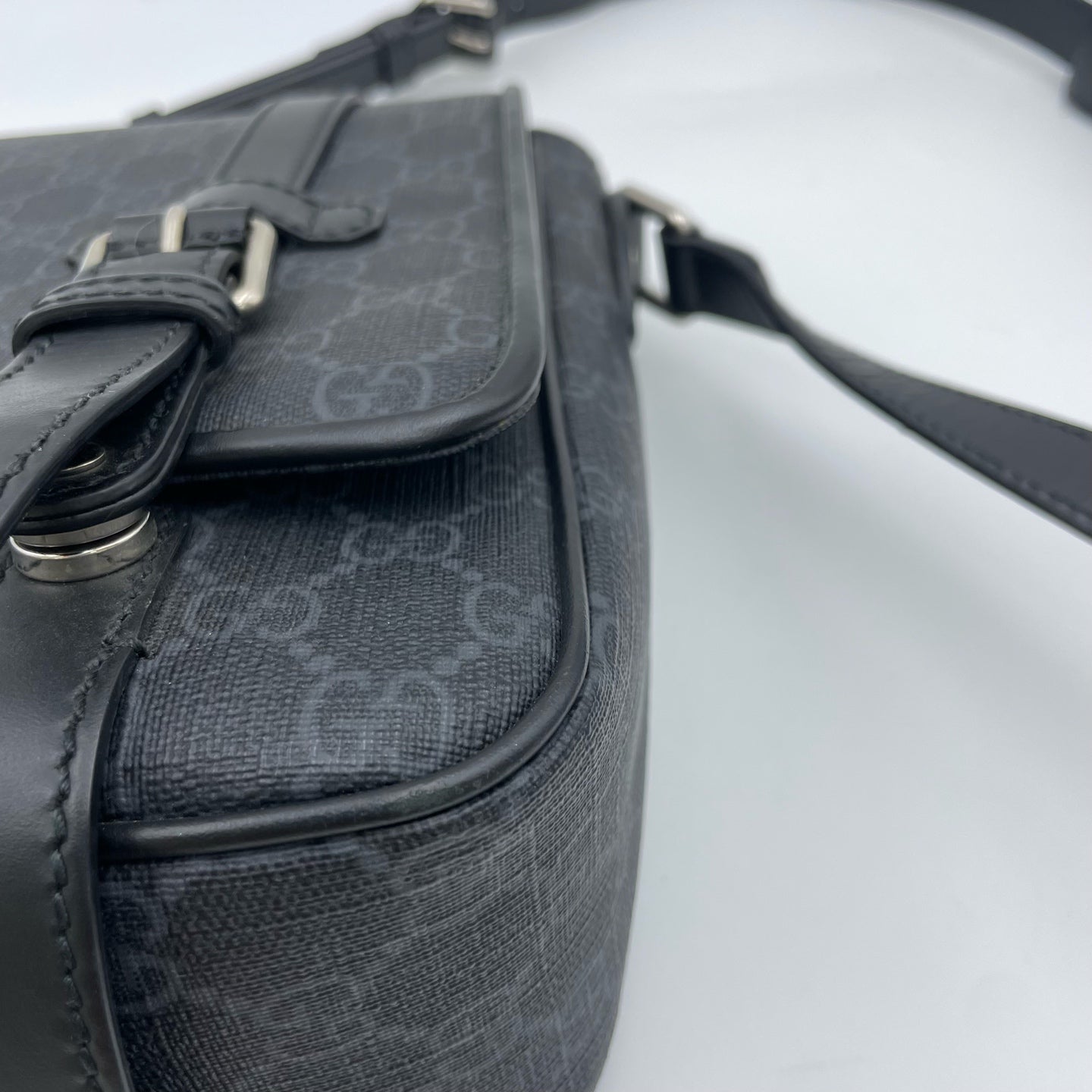 Gucci Canvas Black Messenger Bag
