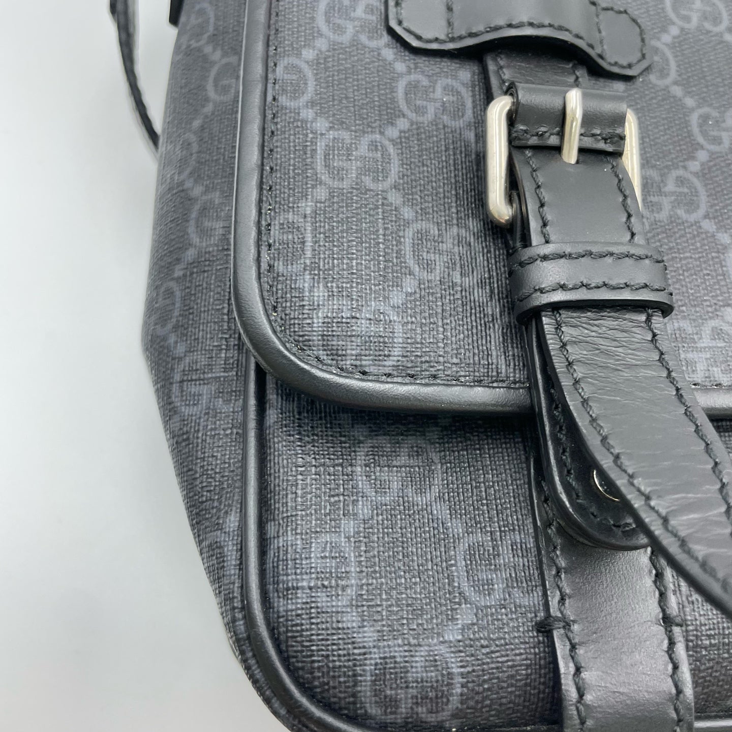Gucci Canvas Black Messenger Bag