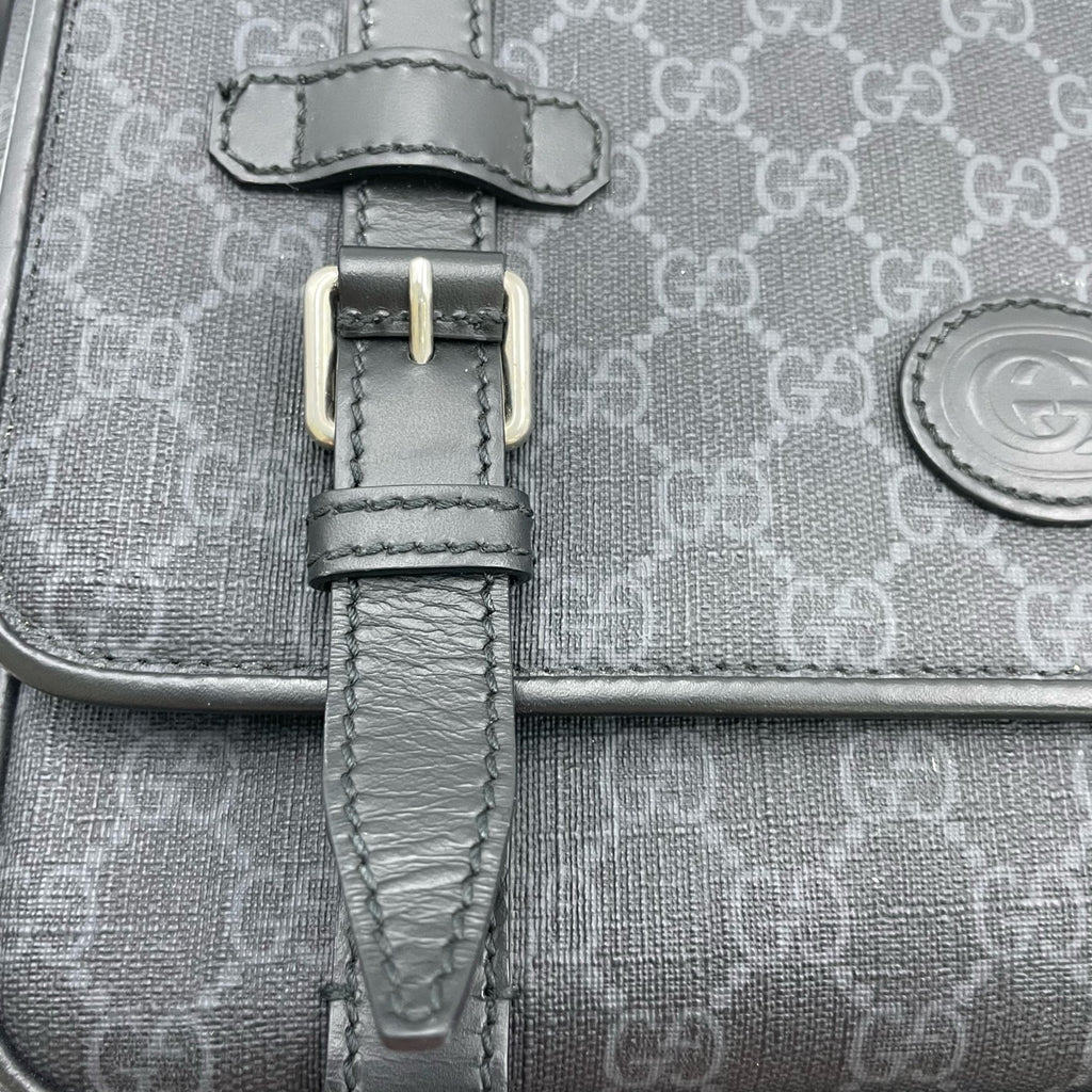 Gucci Canvas Black Messenger Bag