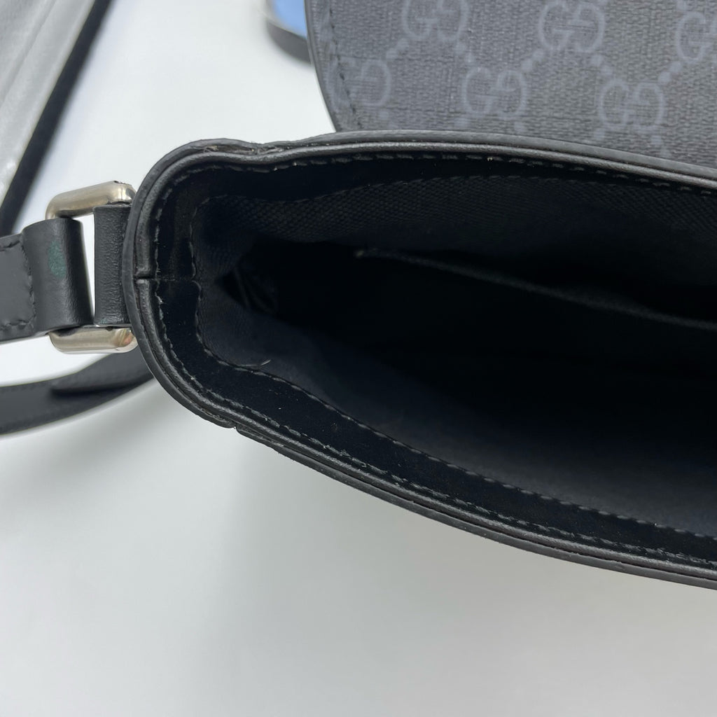Gucci Canvas Black Messenger Bag