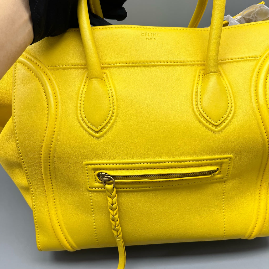 Celine Yellow Satchel