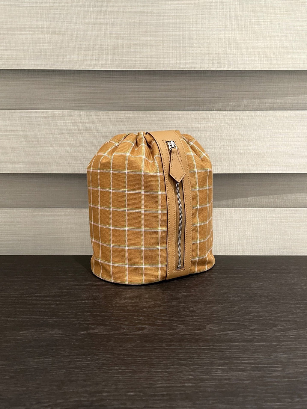 Hermes Canvas Bucket & Drawstring Bag