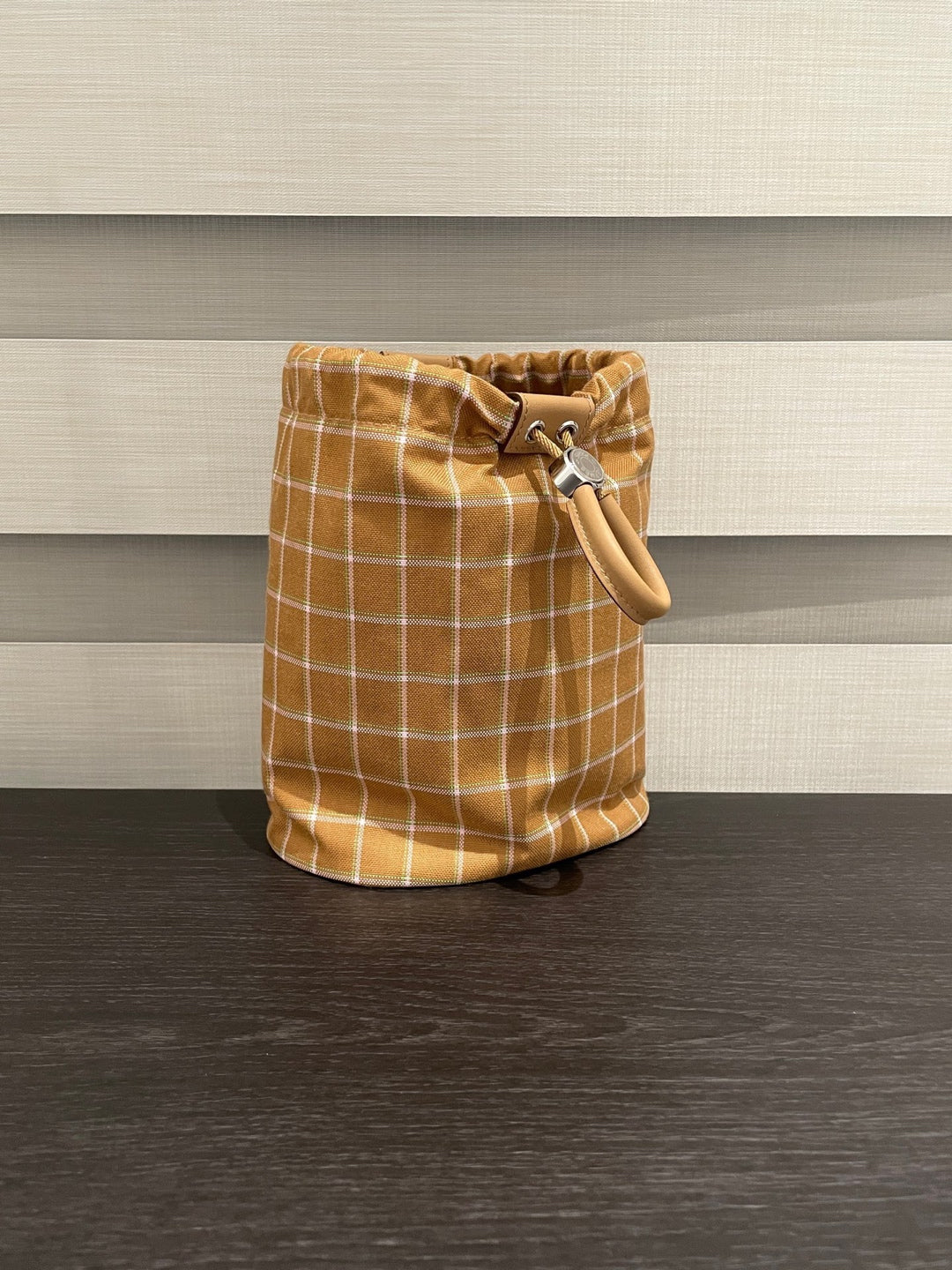 Hermes Canvas Bucket & Drawstring Bag