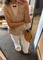 Hermes Canvas Bucket & Drawstring Bag