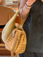 Hermes Canvas Bucket & Drawstring Bag
