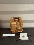 Hermes Canvas Bucket & Drawstring Bag