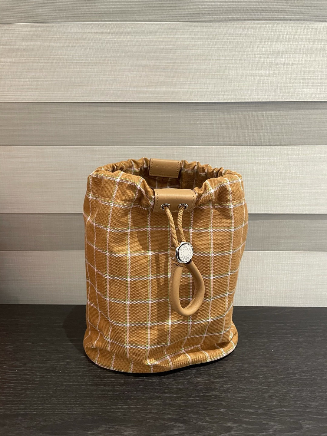 Hermes Canvas Bucket & Drawstring Bag