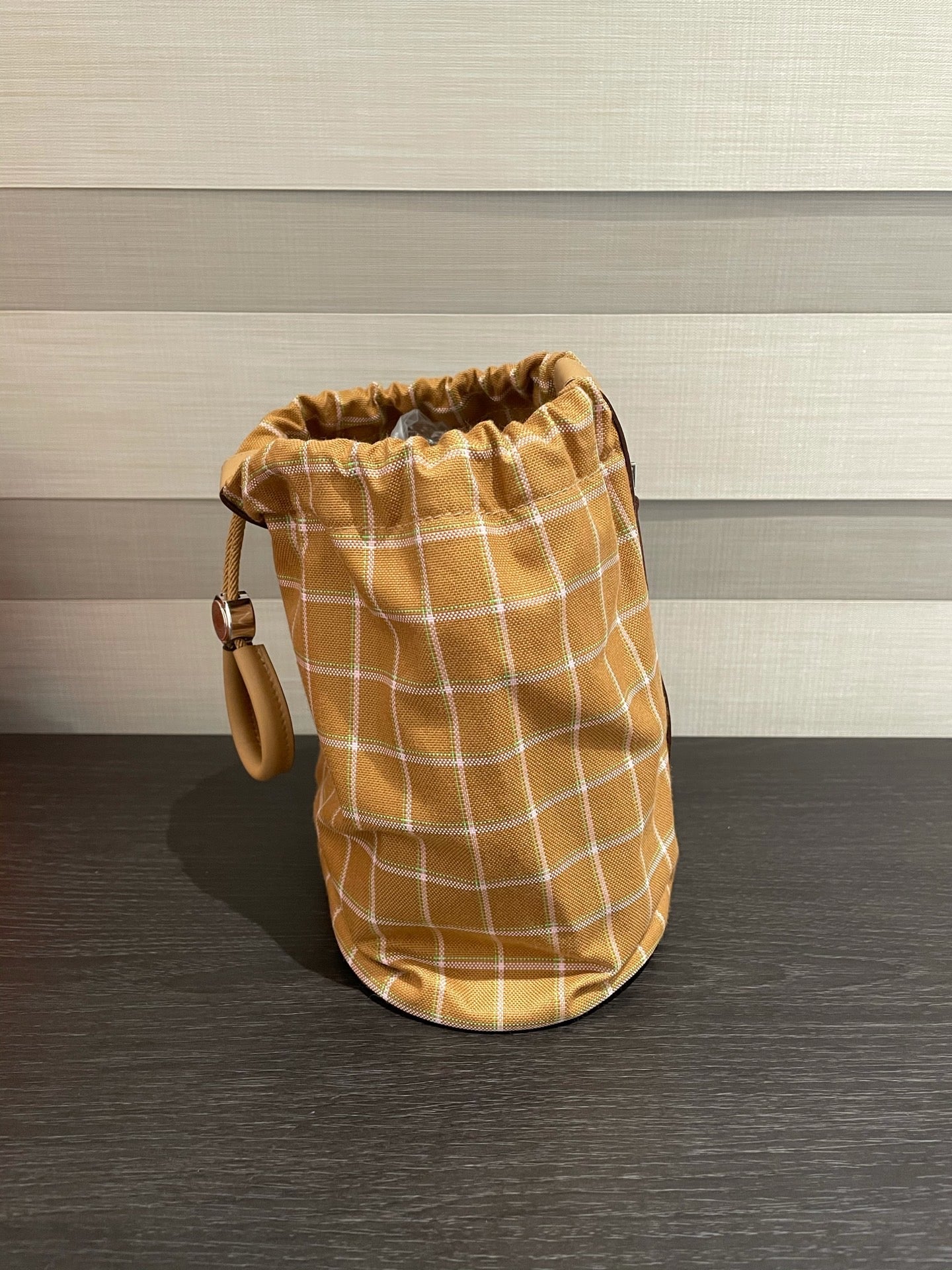 Hermes Canvas Bucket & Drawstring Bag