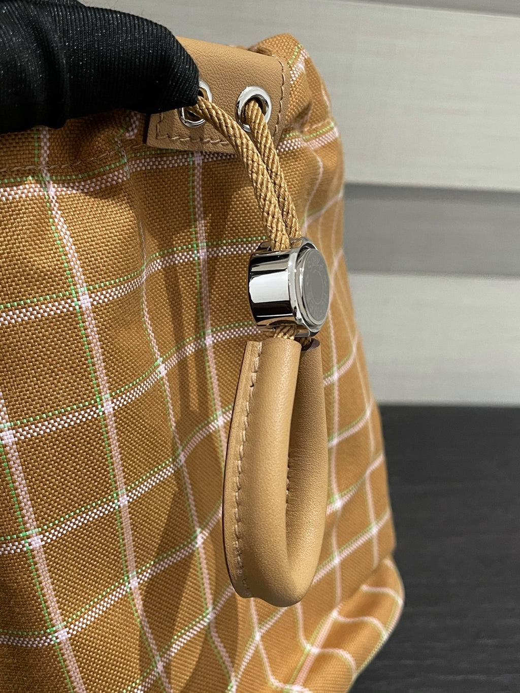 Hermes Canvas Bucket & Drawstring Bag