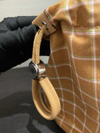 Hermes Canvas Bucket & Drawstring Bag