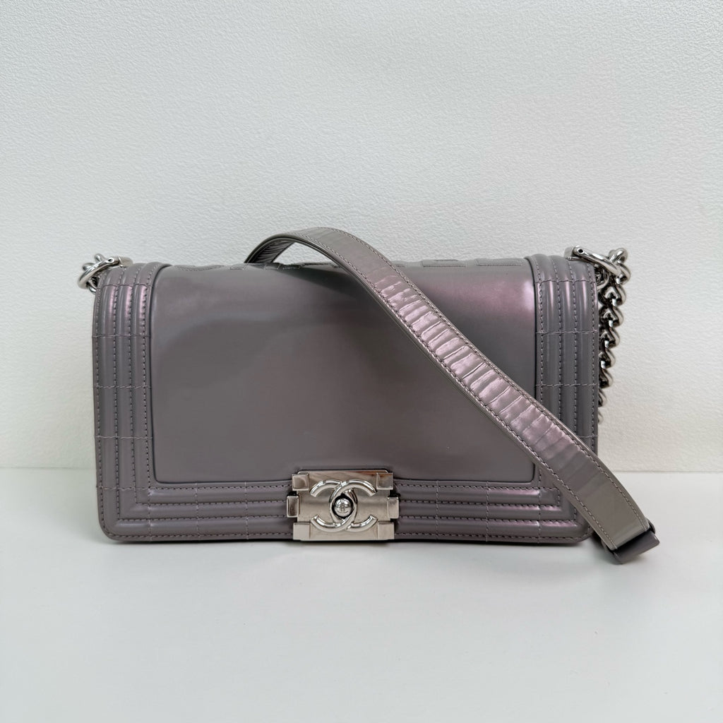 Chanel Silver Shoulder Bag